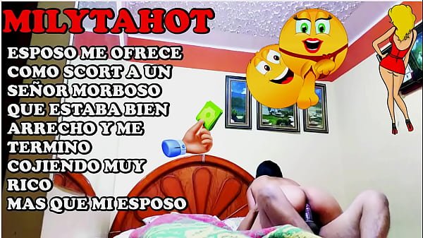 esposo me ofrece como una puta a su amigo maduro gordito por una ayuda económica