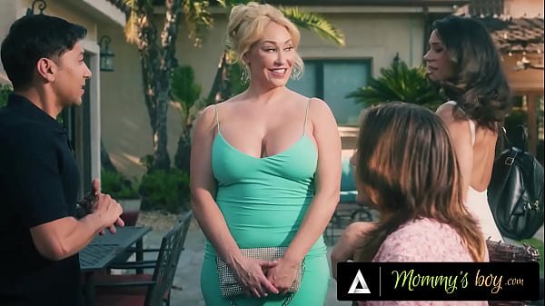 MOMMY’S BOY – MILF Penny Barber CAUGHT BFF Fucking Her Stepson & JOINS IN! BUSTY STEPMOM GROUP SEX!