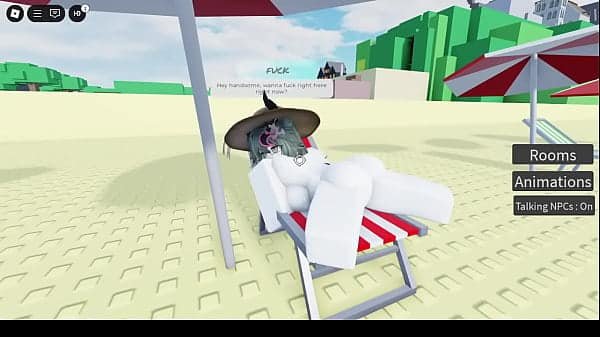 I fucked a bitch on the beach in roblox